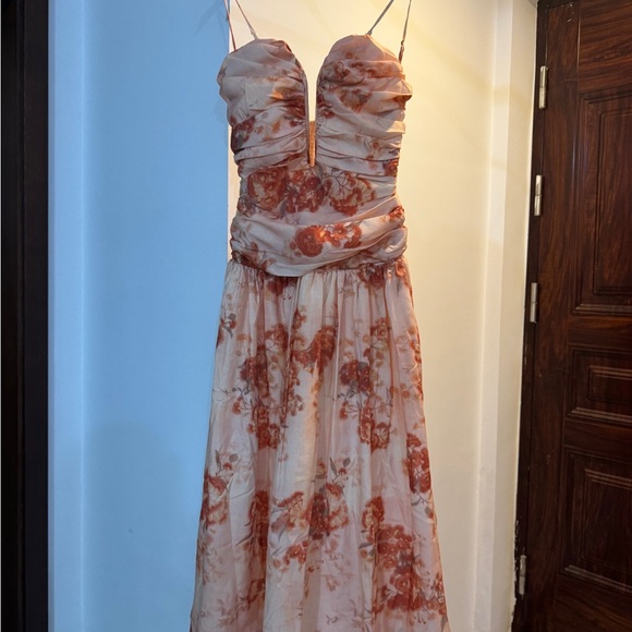 Zimmermann Dresses & Skirts - Zimmerman Printed Deep-V Cami Dress